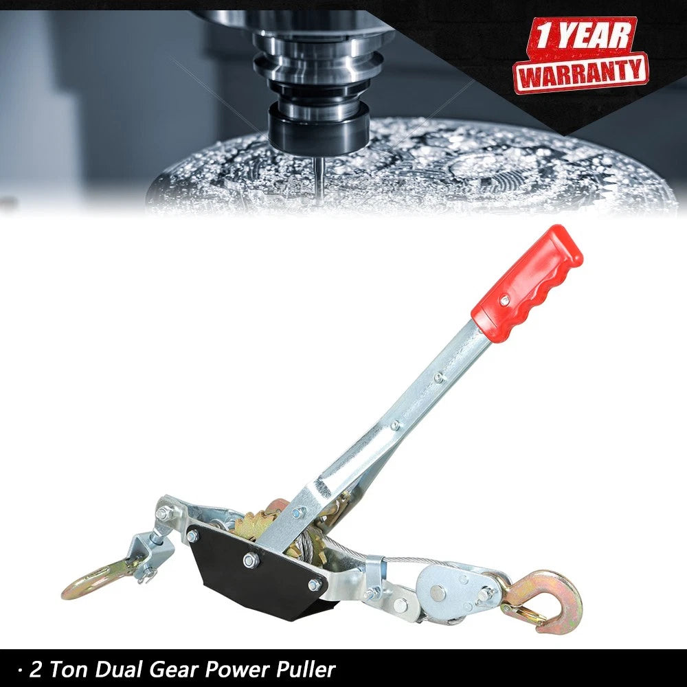 2 Ton Come Along Hand Power Puller with Heavy Duty Double Gear