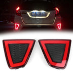 LED Rear Bumper Fog Brake Tail Lights for Honda Jazz (2014-2017)