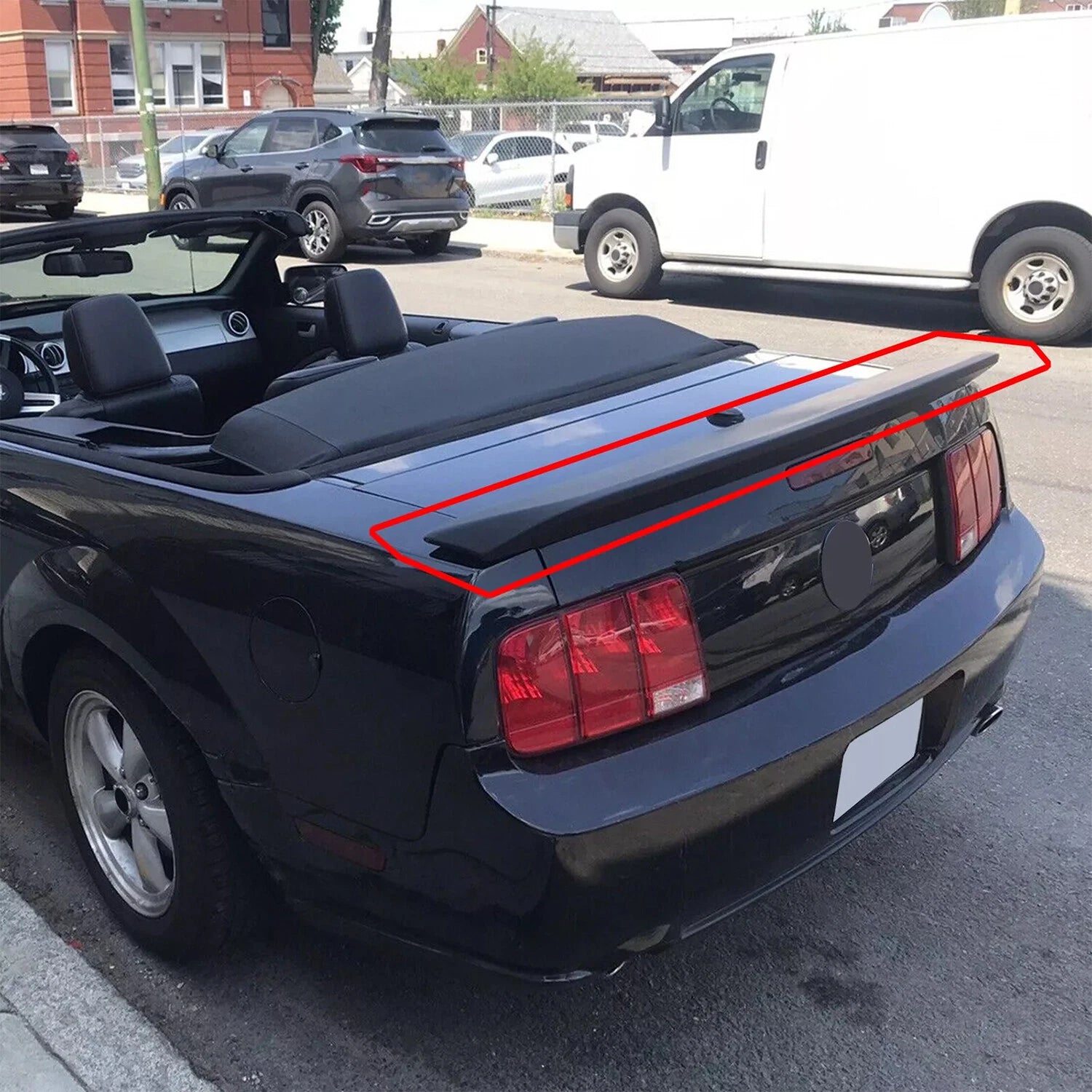 Duck Tail Style Rear Trunk Spoiler for Ford Mustang GT500 (2005–2009)