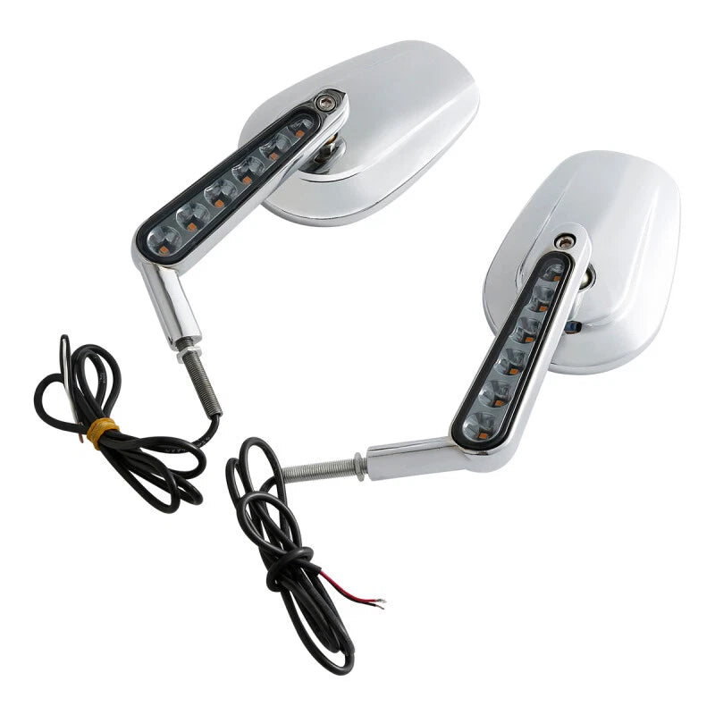 Rearview Mirrors with LED Turn Signals for Harley V-Rod Muscle (2009–2017)