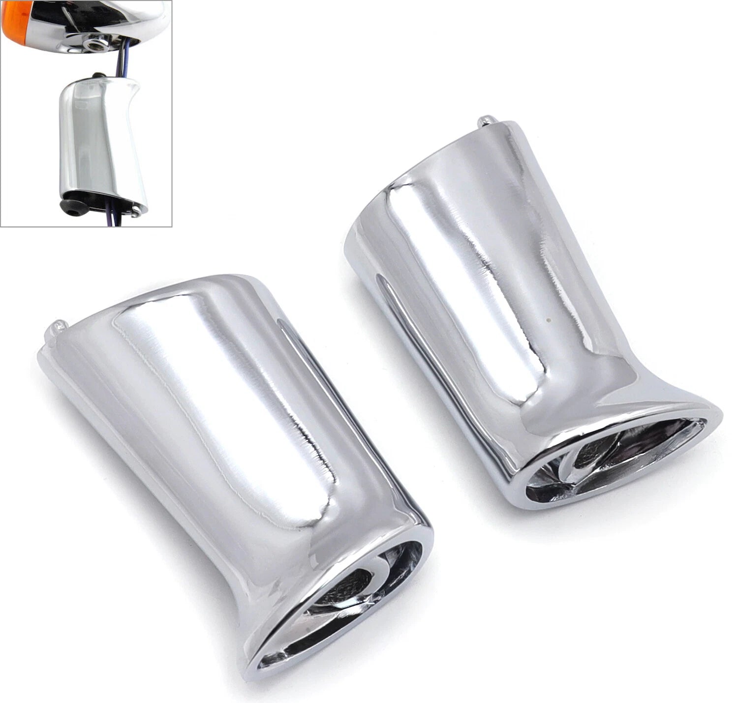 Chrome Rear Turn Signal Mount Bracket for Harley Sportster XL883 XL1200 (1992–Present)