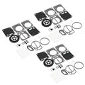 3PCS Carburetor Rebuild Jet Kit for Sea-Doo SP SPI SPX HX GSI GSX (1990–2002)