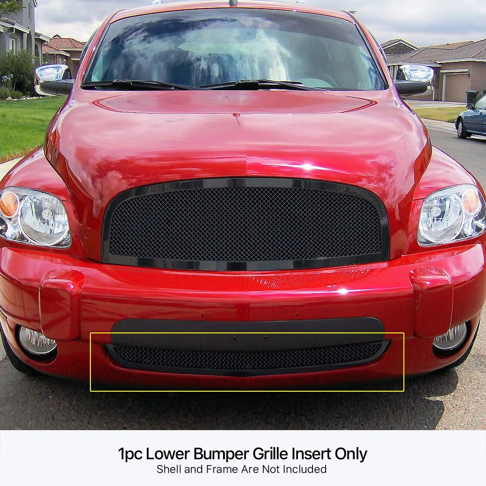 Black Stainless Steel Mesh Grille Insert for Chevy HHR (2006-2011)