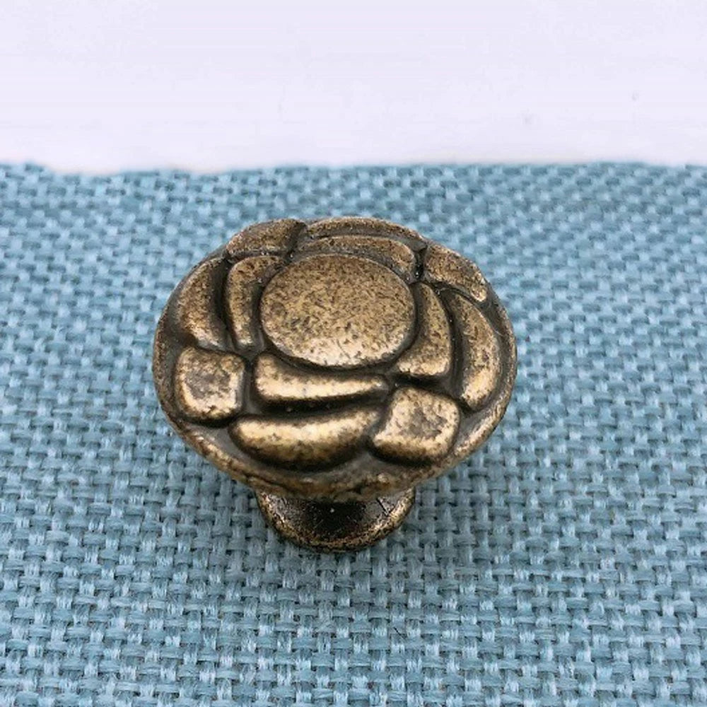 5Pcs Antique Drawer Cabinet Door Knob Pull for Jewelry Box