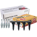 Set of 4 Ignition Coils & Spark Plugs for Hyundai Kia 1.6