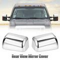 Set of 2 Chrome Mirror Covers for Ford F250 F350 F450 F550 (2008–2016)