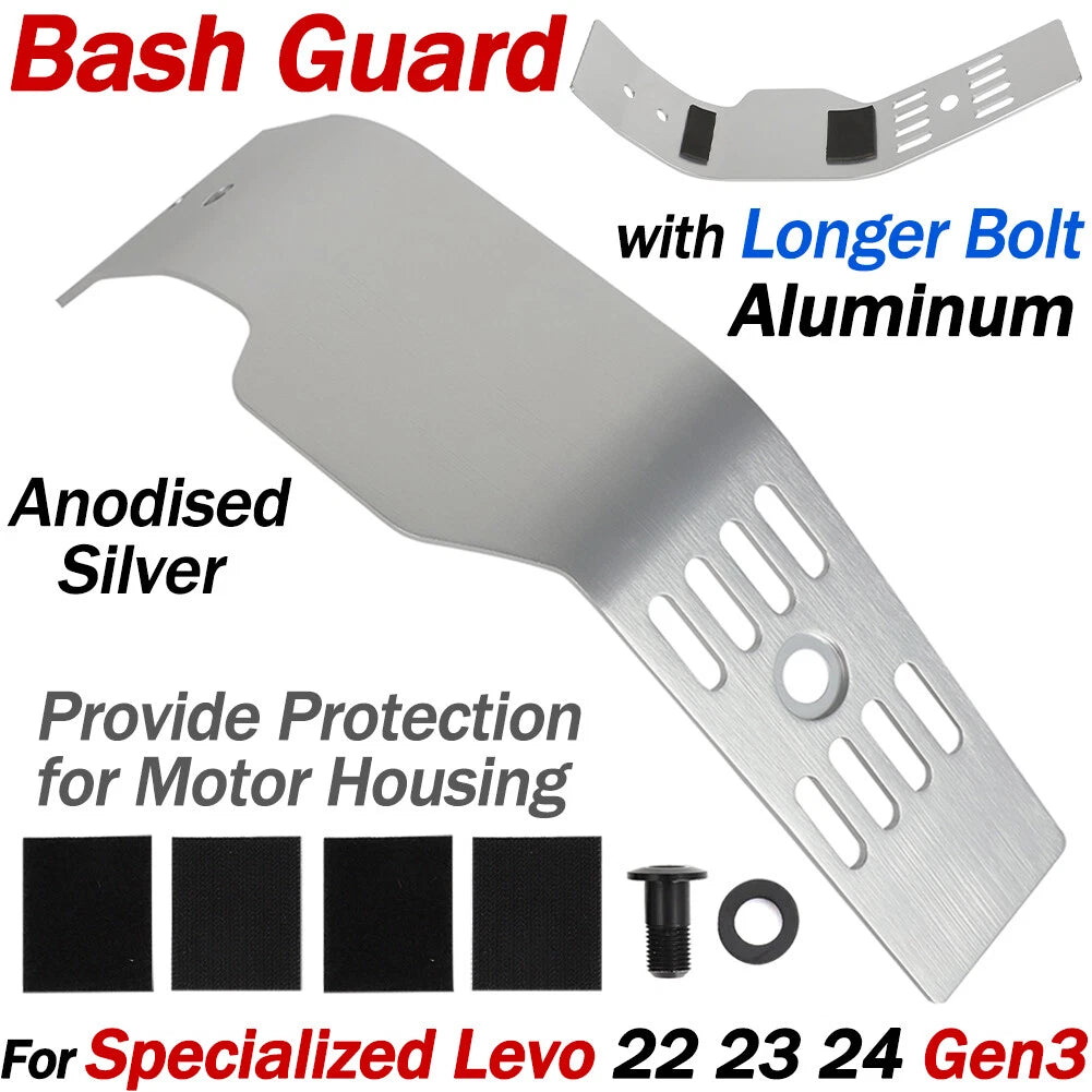 Bash Guard for Specialized Levo (2022–2024) Hard Aluminum & Longer Bolt