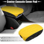 Center Console Armrest Pad Cover for Dodge Charger (2015–2022) Black Yellow
