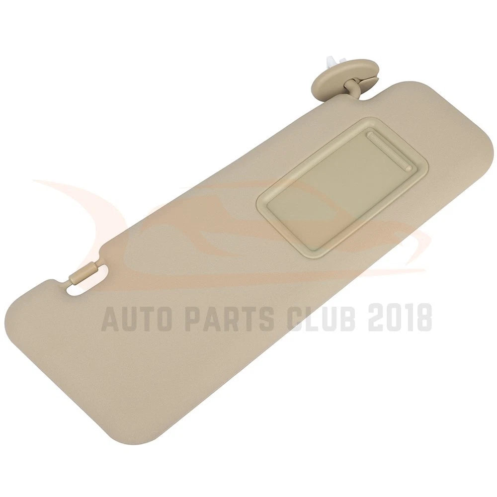 Set of 2 Beige Sun Visors for 2008–2013 Toyota Highlander with Sunroof