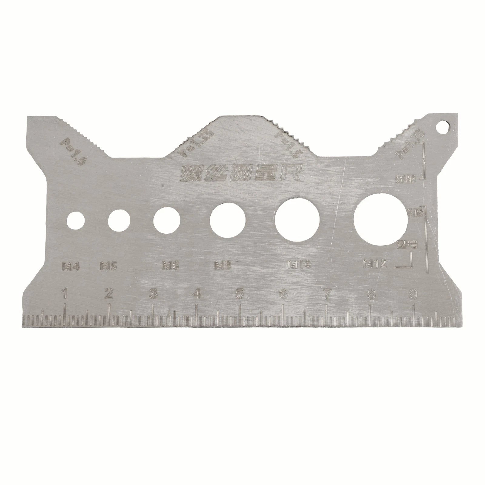 Screw Thread Gauge Tool for Accurate Diameter and Pitch Identification