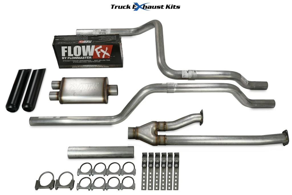 2.5" Dual Exhaust Kit for Toyota Tundra (2014–2021) Flow FX Black Tip