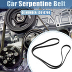 Serpentine Belt for Chevrolet Camaro 6.2L (2010–2011) No. 12610786 Black