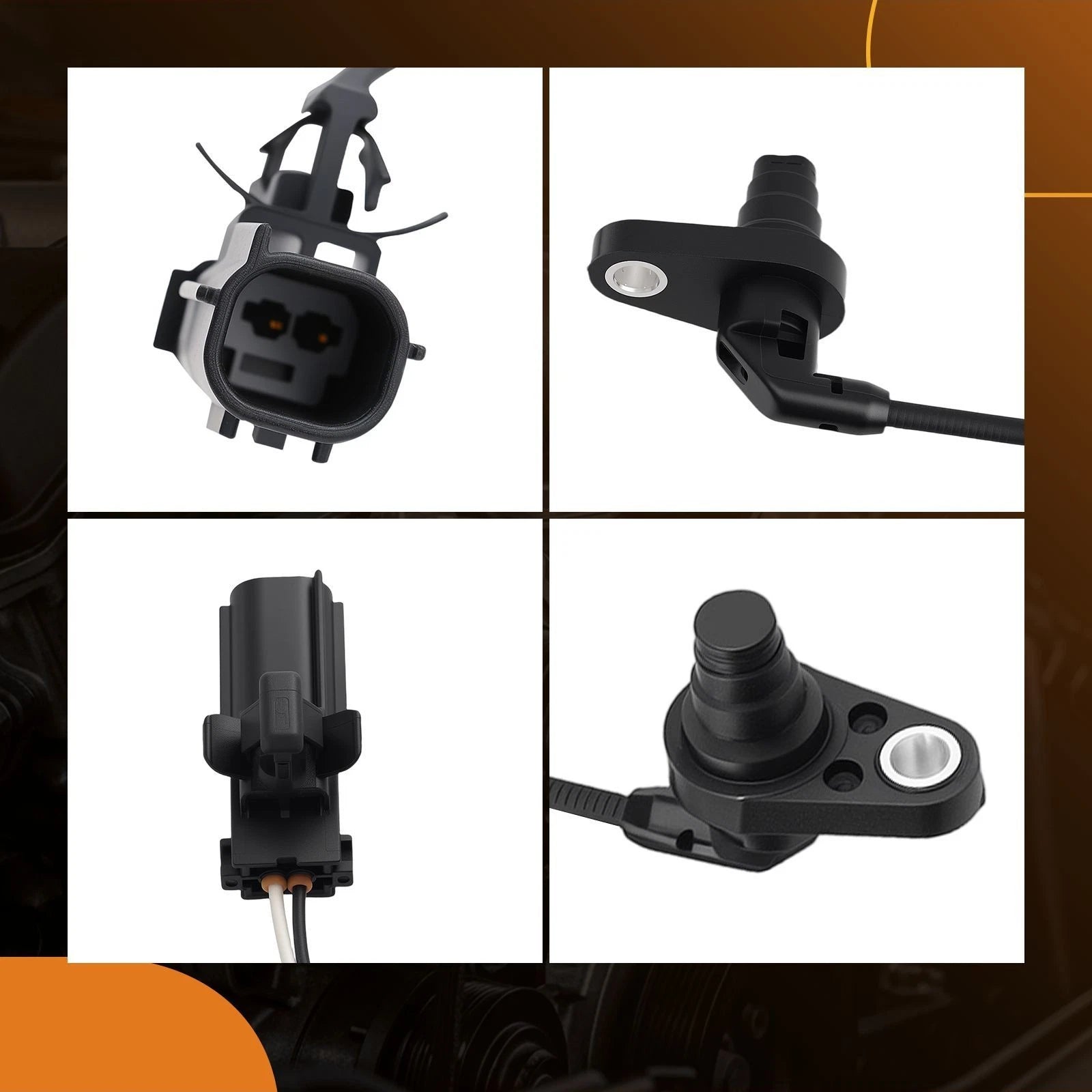 2PC ABS Wheel Speed Sensor for Toyota Corolla (2009–2018) Front Left Right