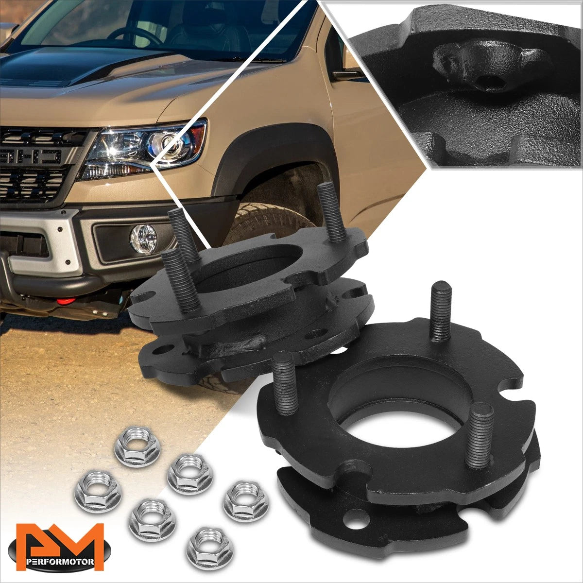 2" Leveling Lift Spacers for Chevy Colorado/GMC Canyon (2015–2022)