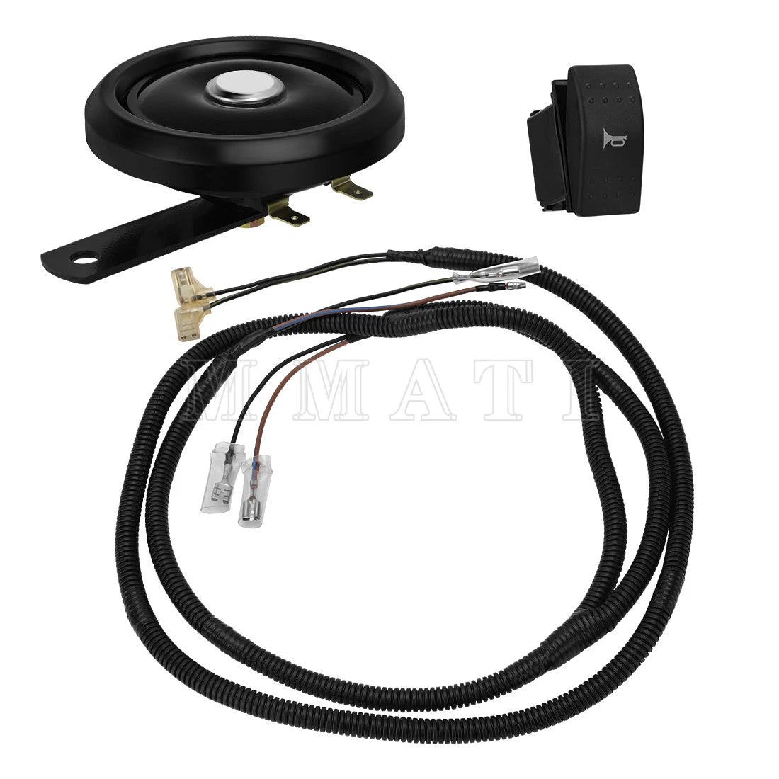 Horn w/ Wire & Switch Kit for Kawasaki Mule Pro-MX KAF700 (2019–2024)