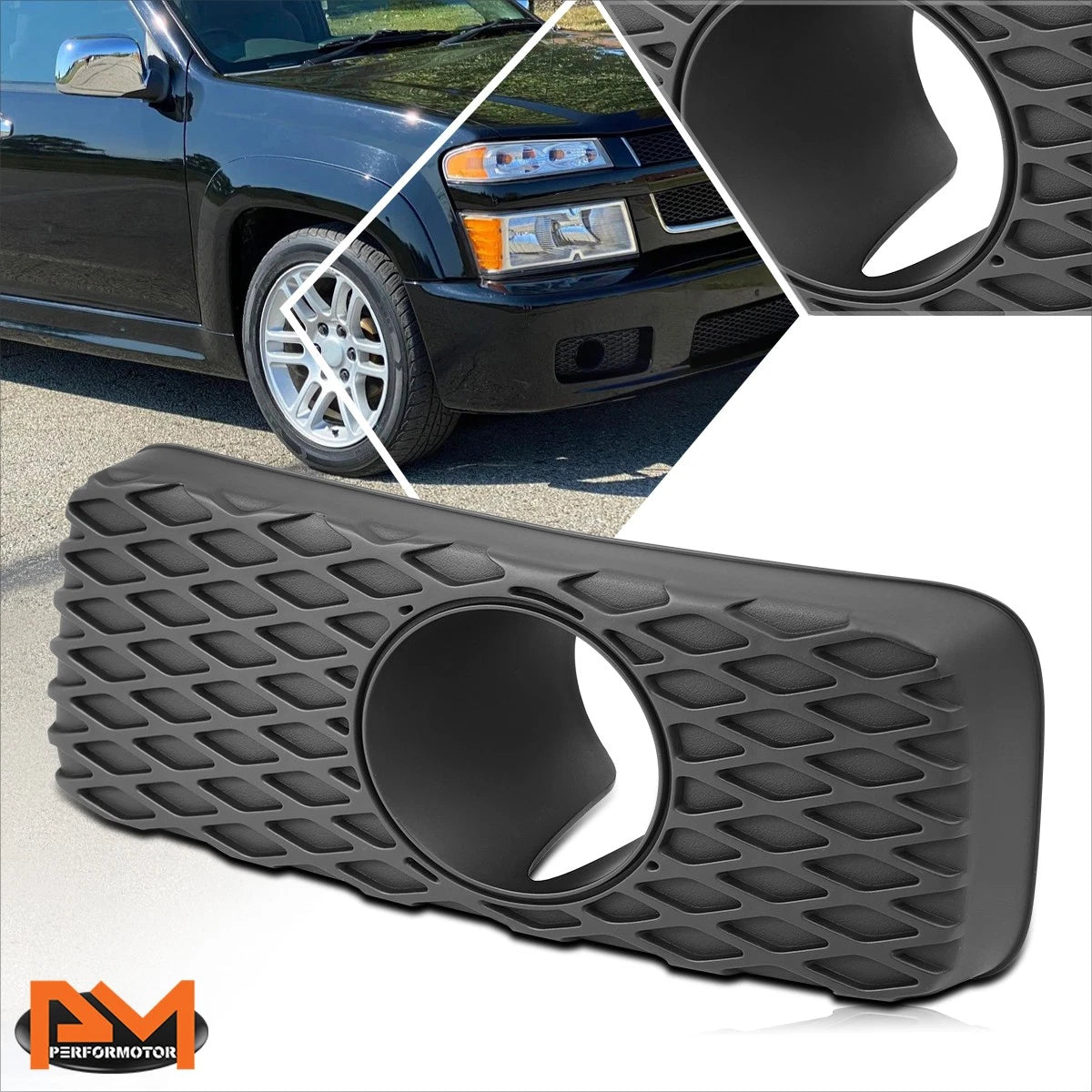 Fog Light Bezel for Chevrolet Colorado (2005–2008) Right Side, Black