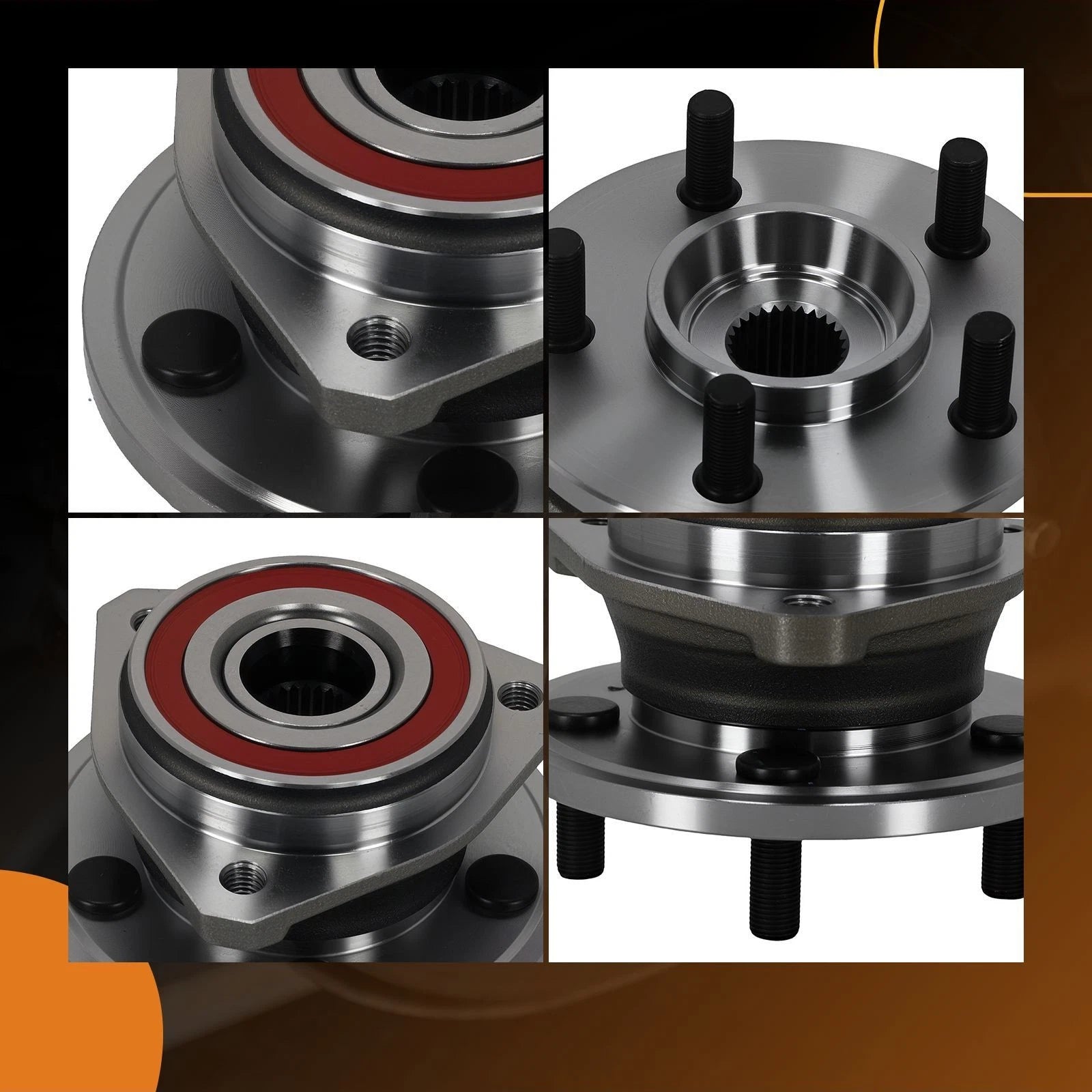 Front Wheel Bearing Hub for Jeep Cherokee (1990–1998) Non-ABS