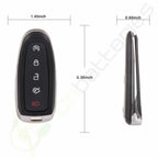 2X Remote Key Fob Uncut Shell Case for Ford Escape (2013–2016)