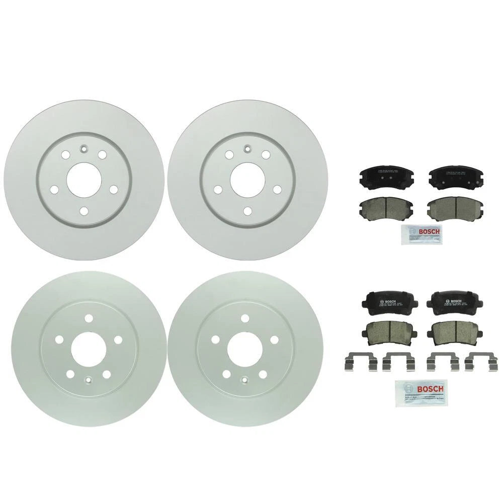 Brake Kit with Disc Rotors & Ceramic Pads for Buick Chevy (2010–2015)