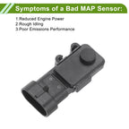 MAP Sensor for Hyundai Elantra (2011–2016) No.314353X500