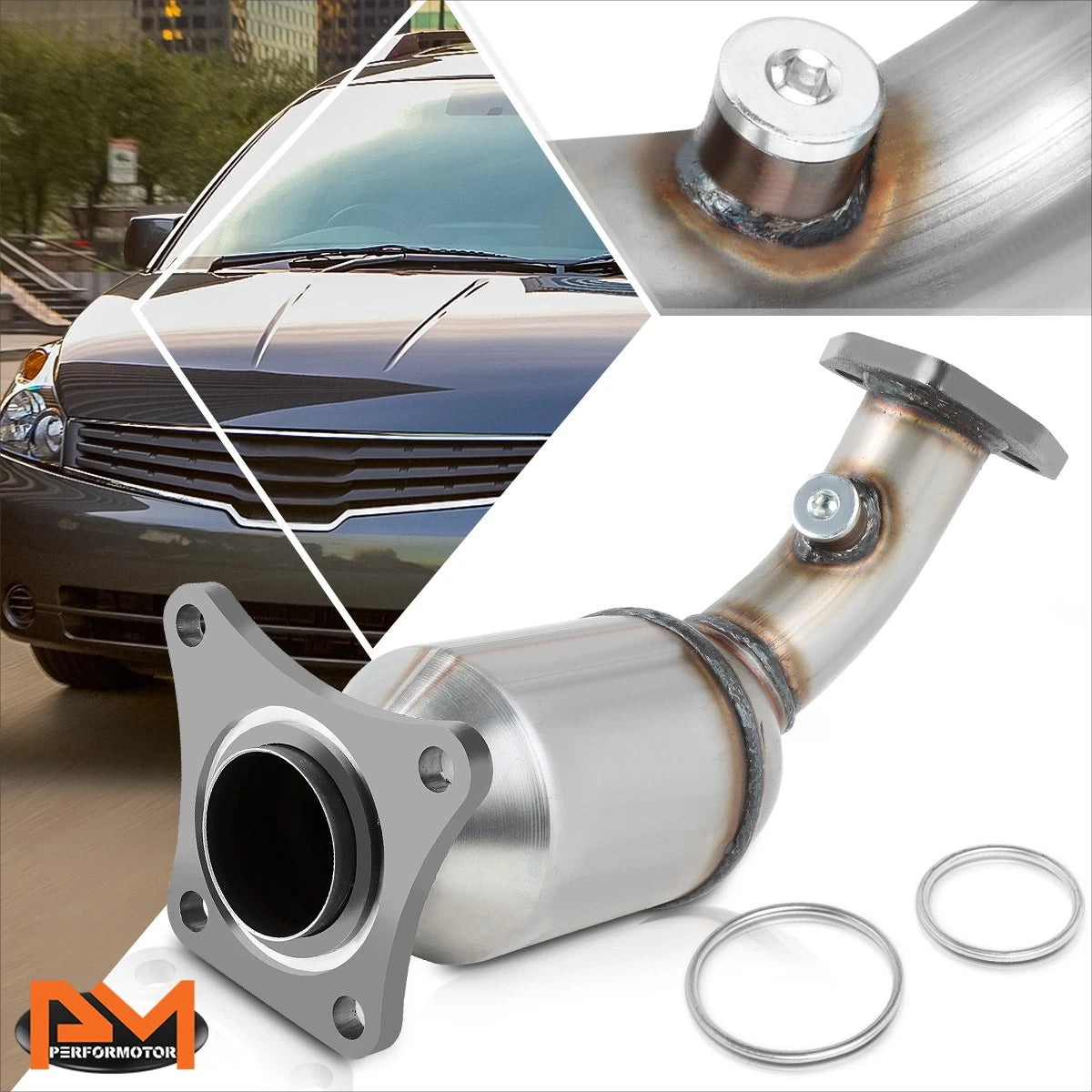 Catalytic Converter Exhaust Pipe Set for Nissan Altima/Maxima/Quest (2004–2009)