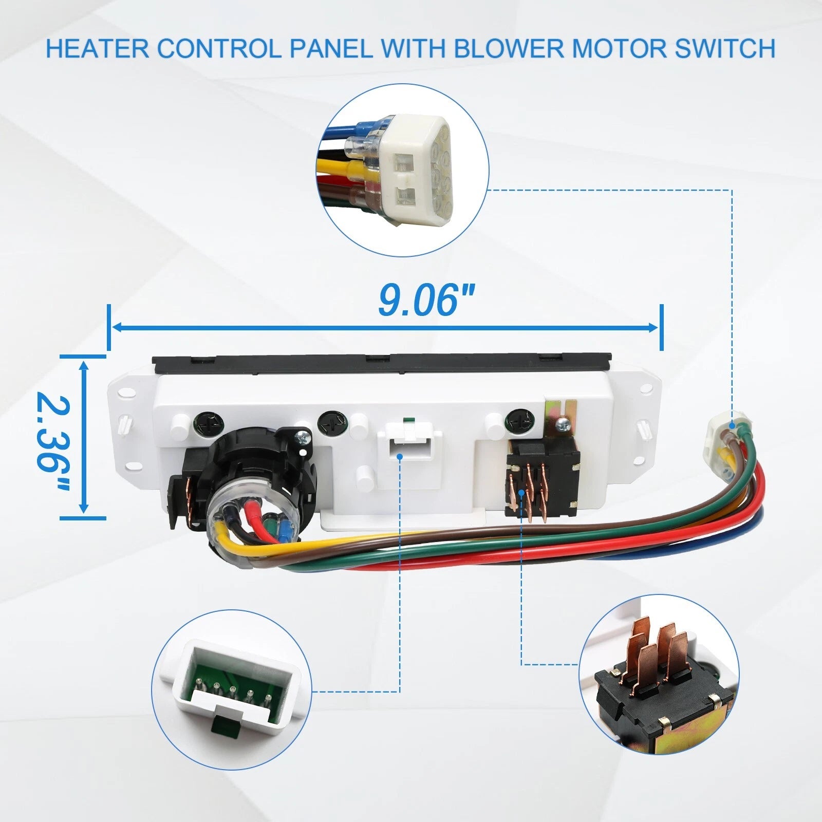 A/C & Heater Control with Blower Motor Switch for Jeep Wrangler TJ (1999-2004)