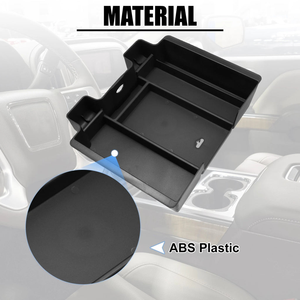 Center Console Tray Panels Organizer Box for Chevy Silverado (Full Size) 723115701548