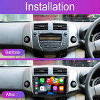 Android 13 CarPlay Stereo for Toyota RAV4 (2007–2013) 9'' Head Unit