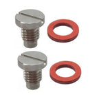 2X Lower Unit Drain Plug Kit for Yamaha Marine Outboard (25HP-350HP) 688-45341-10