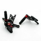 Rearsets Footpegs Pedals for Yamaha YZF-R1 1000 (2009–2014) Black T9