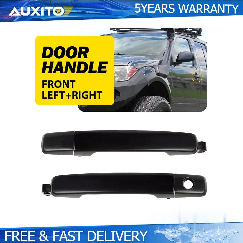Set of 2 Front Exterior Door Handles for Nissan Frontier Pathfinder Quest (2005–2022)