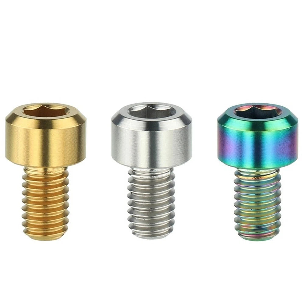 M6x10mm V Brake C Brake Clamp Screw for Bikes (TC4 Alloy)
