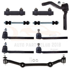 2WD Front Suspension Tie Rod Kit for Chevy GMC Blazer S10 Jimmy (1996–2005)