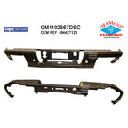 Replacement Steel Rear Step Bumper Face Bar for Toyota Hilux (2010–2015)