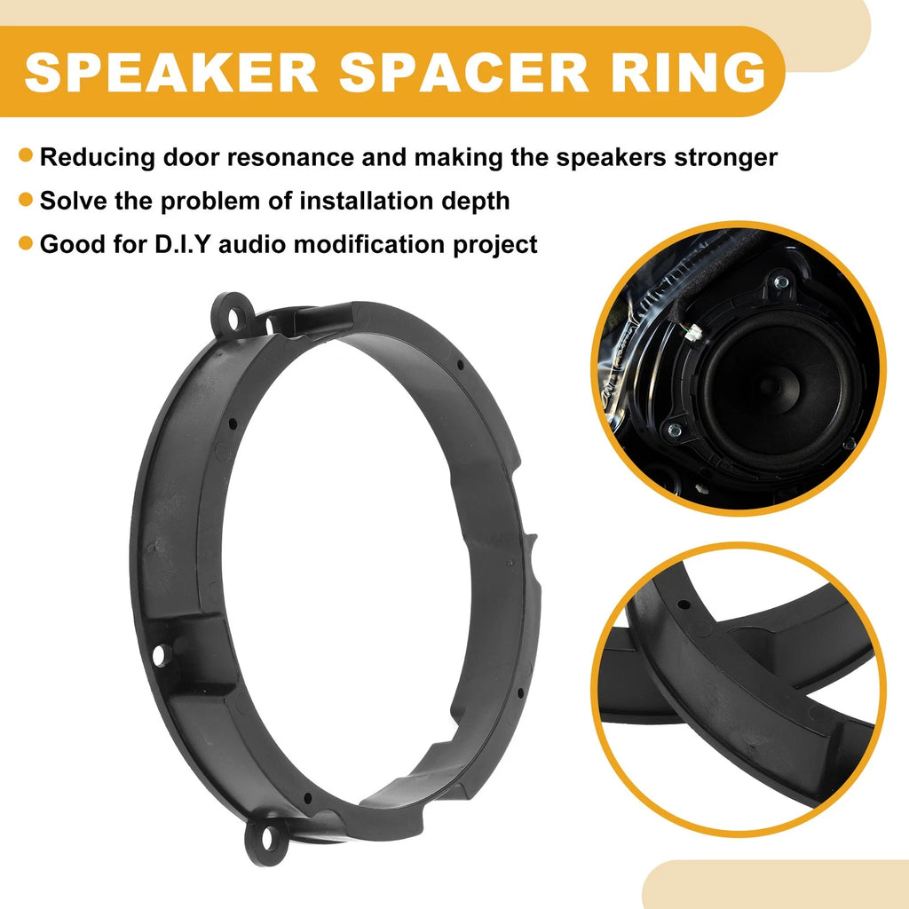 2X Speaker Spacer Ring Adapter for Volkswagen Santana 