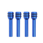 4 x Pcs Blue Aluminum Door Lock Knob Pins for Car/Truck Auto Parts