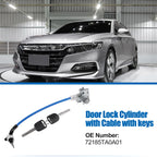 Set of 1 Door Lock Cylinder with Cable & Keys for Honda Accord (2011–2012)