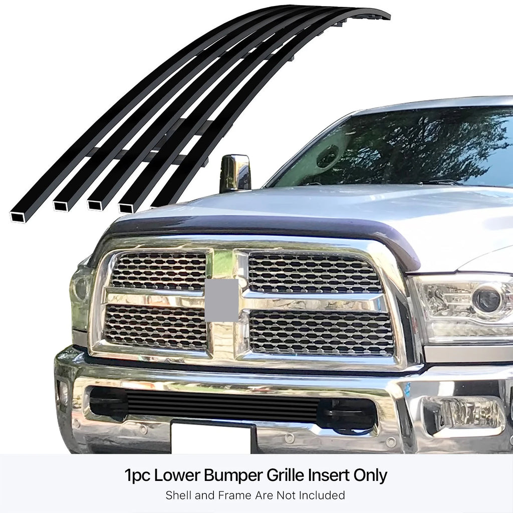 Tow Hook Grille for Ram 2500/3500 (2010-2018) Black Billet Stainless