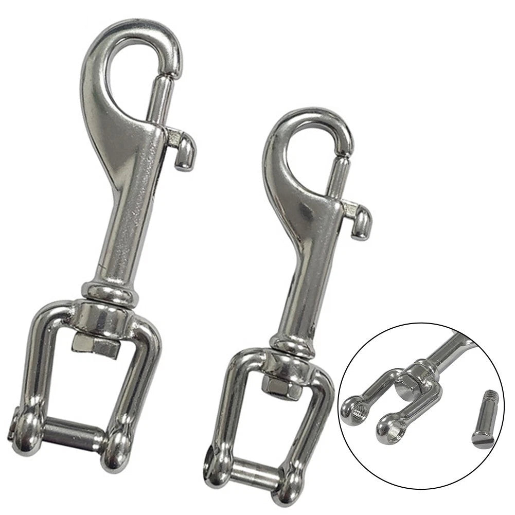 Stainless Steel Snap Hook Shackle for Marine Diving Activities