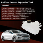 Coolant Expansion Reservoir Tank w/Cap for Ford Fusion (2013–2020) No.DG9Z8A080A