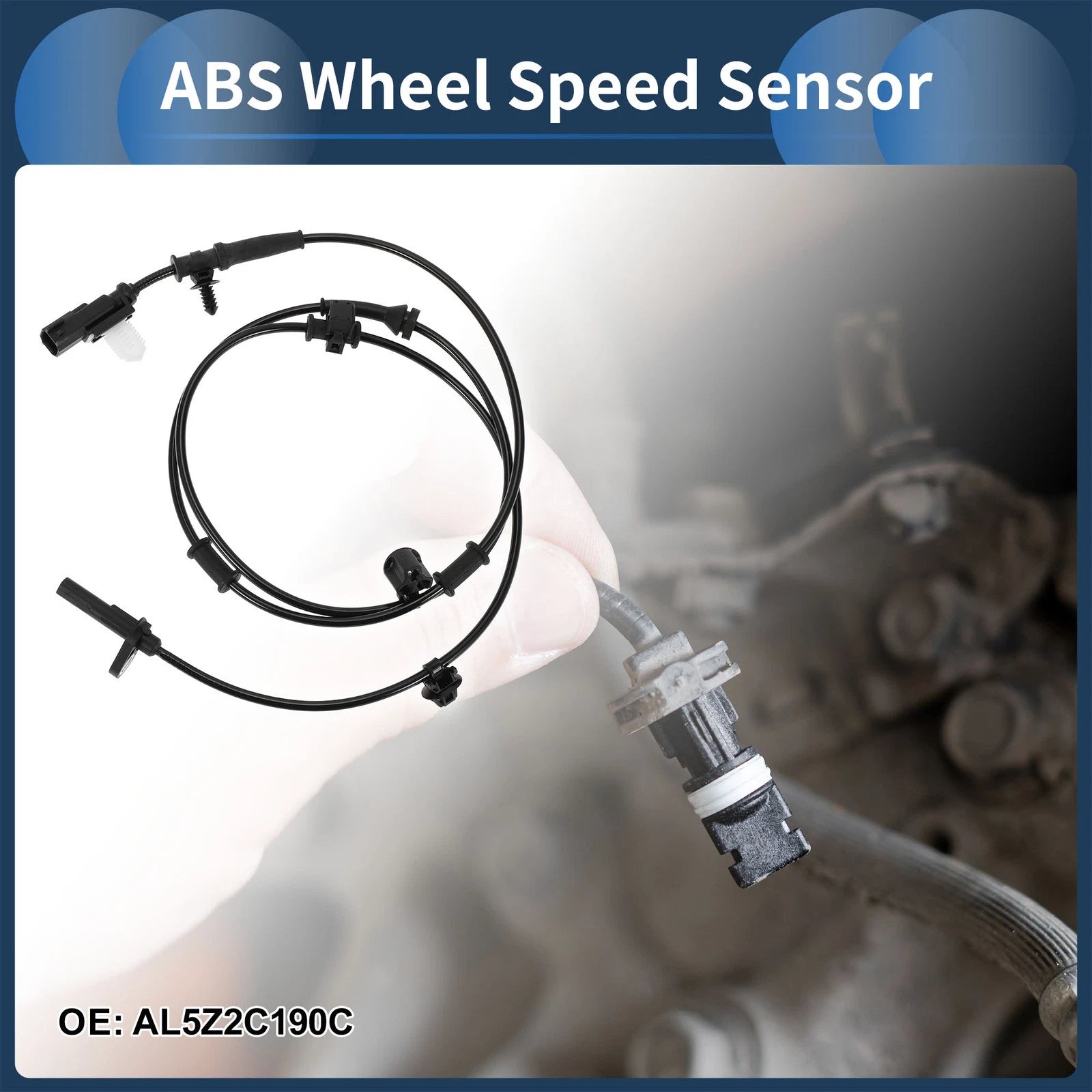 ABS Wheel Speed Sensor No.AL5Z2C190C for Ford Ranger (2011–2019) Rear Right