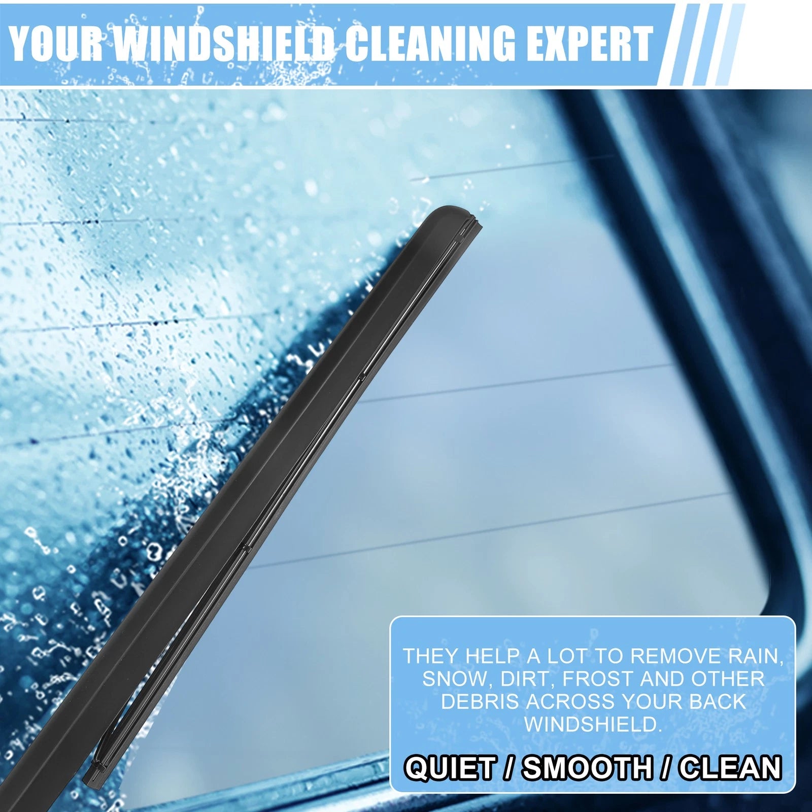 Set of 2 Rear Windshield Wiper Blade Arms for Audi Q7 (2007–2015)