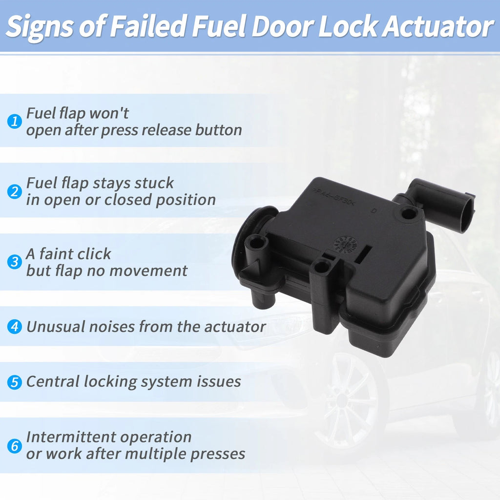Fuel Filler Flap Door Latch Lock Actuator Motor for BMW X5 (2014–2018) 67117270792