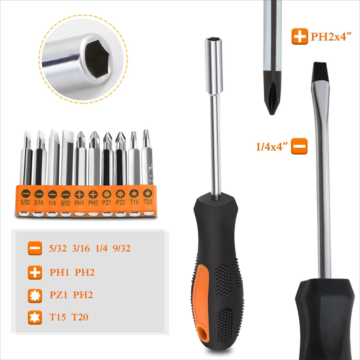 27-Piece Household Toolbox Set with Cordless Drill, Bits, Hammer, Pliers, Screwdriver
