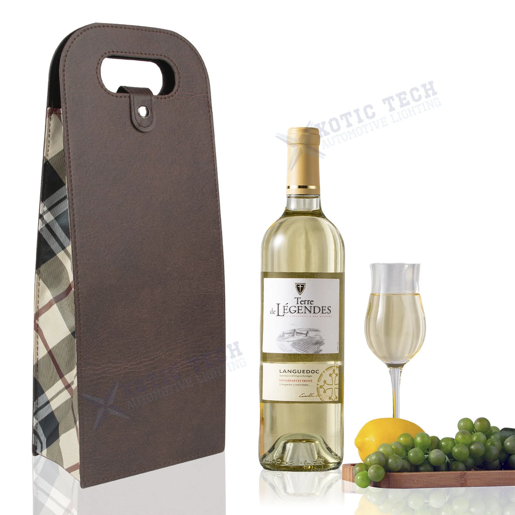 Brown Wine Carrier Bag for Double Bottle Protection Tote (2010–2010)