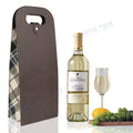 Brown Wine Carrier Bag for Double Bottle Protection Tote (2010–2010)