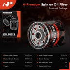 Engine Oil Filter for Jeep Cherokee (1984–1986) & Suzuki Forenza (2004–2008)