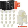 20Pcs Nylon Fastener Hood Prop Rod Clips for Ford 