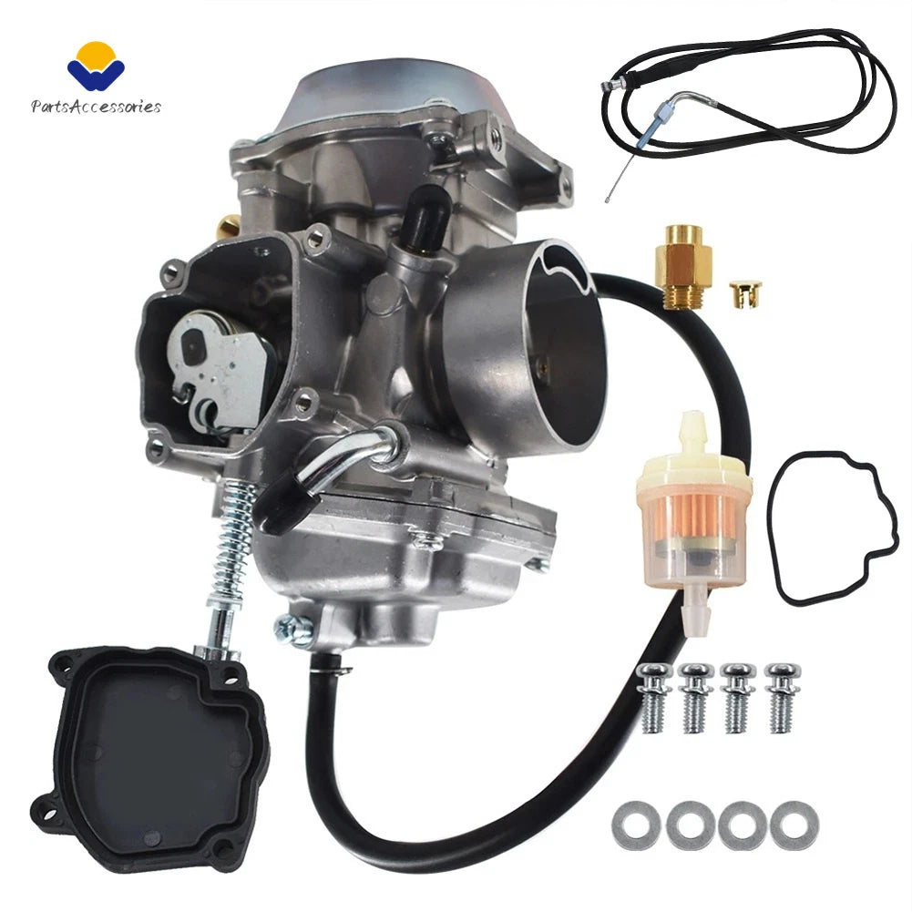 Carburetor & Throttle Cable for Arctic Cat 400 500 2X4 4X4