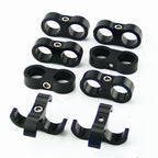 Hose Separator Clamp Bracket Adapter for 3/8" Fuel Line (6AN, 8-20-60)